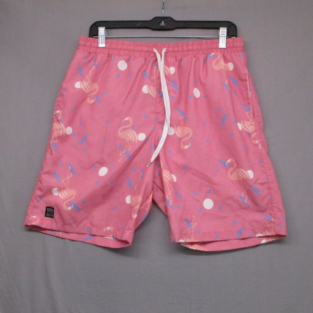 Brooklyn Cloth Pink Flamingo Swim Shorts Pink Men Size | M